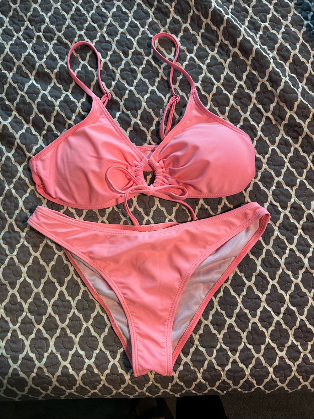 Pink Two-Piece Bikini Set - Picture 1 of 2